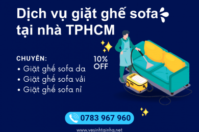 Dịch Vụ Giặt Ghế Sofa tại nhà TPHCM