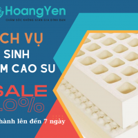 Dịch Vụ Vệ Sinh Nệm Cao Su Tại TPHCM -  Chất Lượng - Không Lo về Giá