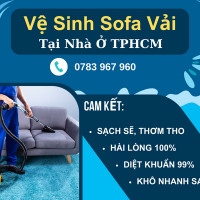 Bảng Giá Vệ Sinh Sofa Vải Tại TP.HCM