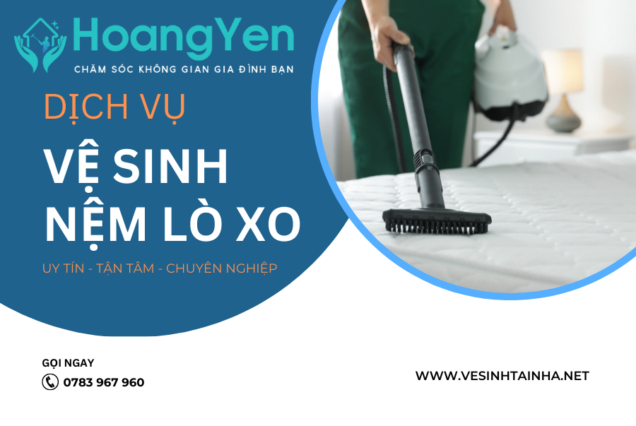 Vệ sinh nệm lò xo